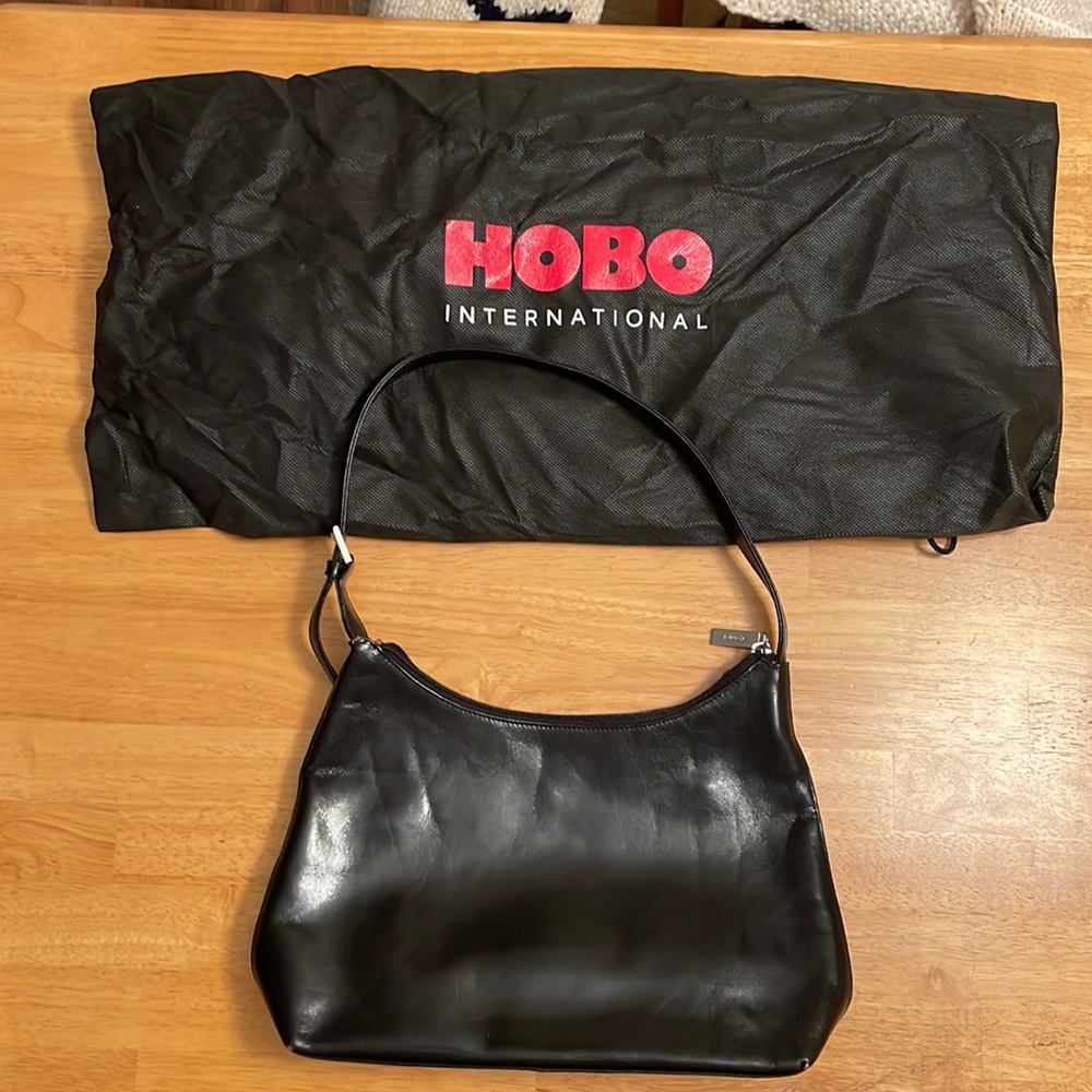 HOBO Black Leather Handbag